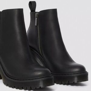 Dr Martens Magdalena Leather Heeled Chelsea Boot, Women's 11